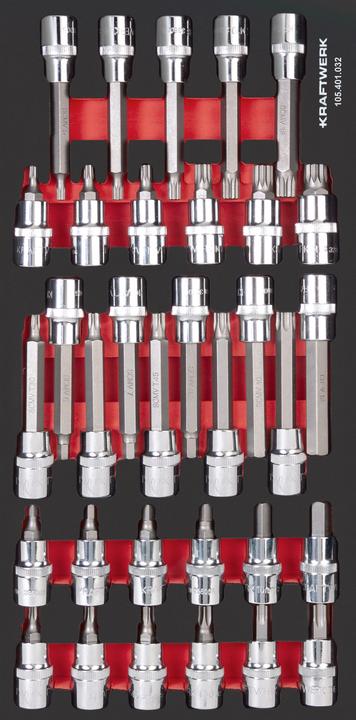 Actual product image Kraftwerk PRO LINE socket spanner set