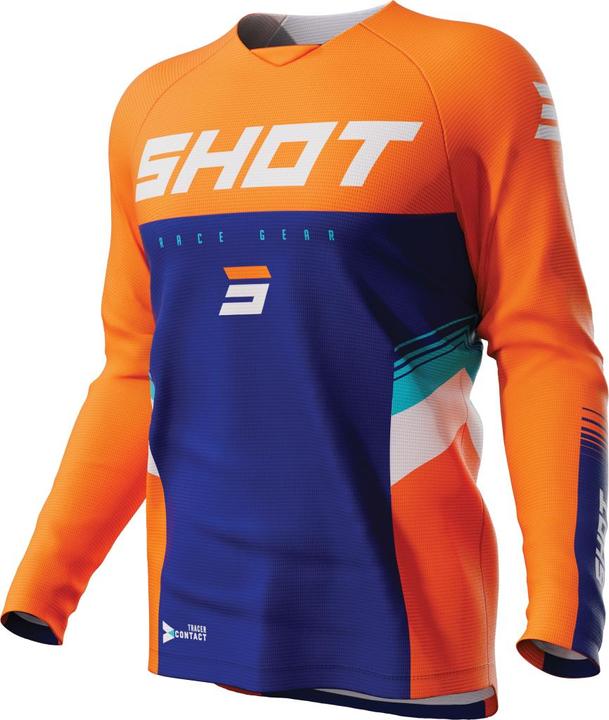 Actual product image Shot RAW TRACER KID Jersey (10XL, 11XL)