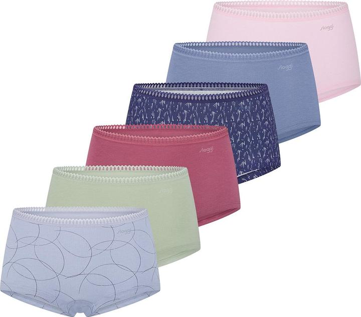 Produktbild Sloggi 6er Pack GO Crush Short Slip (XXL, 6er Pack)