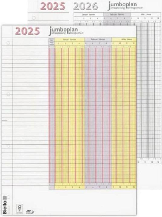 Biella Piano Jumbo (64,5 x 30 cm, Nessuna rilegatura, Tedesco, Francese, Italiano, Inglese)