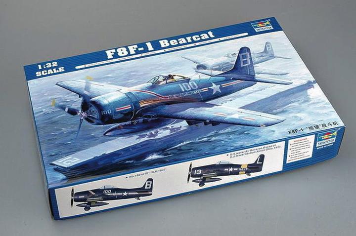 Actual product image Trumpeter F8F-1 Bearcat