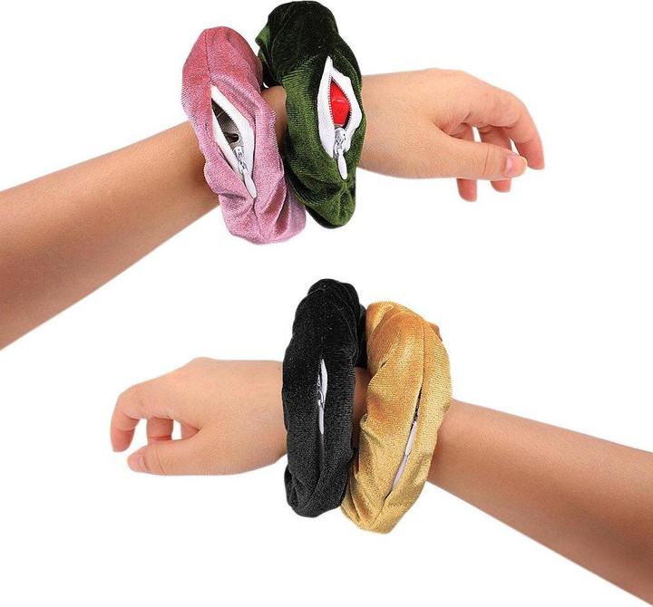 Immagine prodotto JTI Fascetta per capelli con sacchetto - nero (Elastico per capelli)