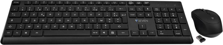 Produktbild V7 Pro Wireless Keyboard Mouse Fr Azerty French Lasered Keycap (FR, Kabellos)