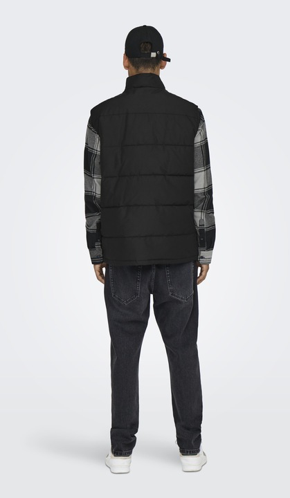 Immagine prodotto Only & Sons Gilet a collo alto trapuntato (XL)