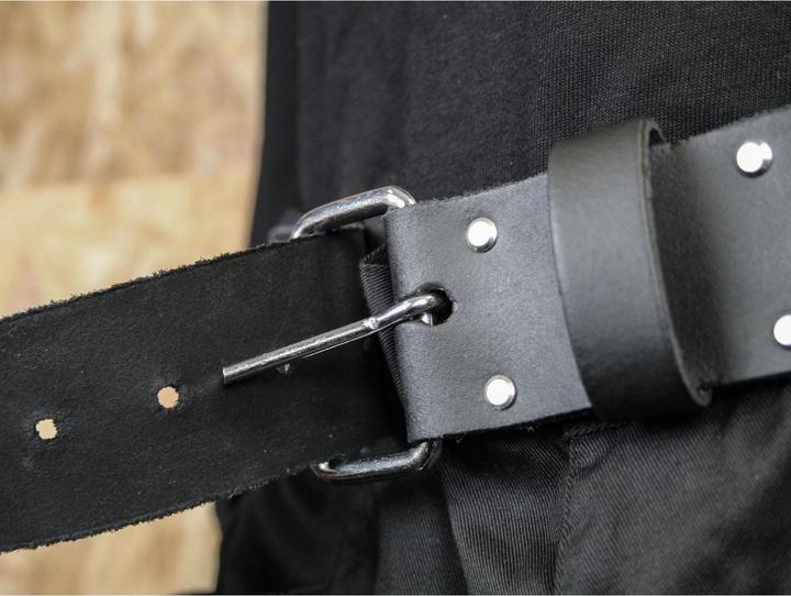 Produktbild Faithfull Strapazierfähiger Ledergürtel Schwarz (One Size)