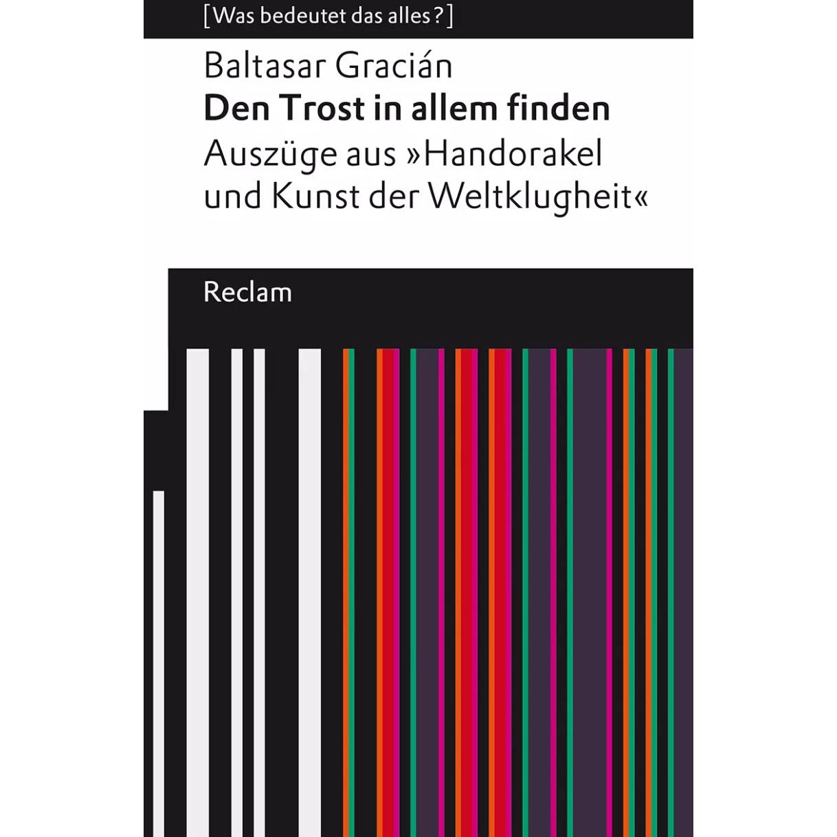 Den Trost in allem finden, Fachbücher von Melanie Möller, Baltasar Gracián