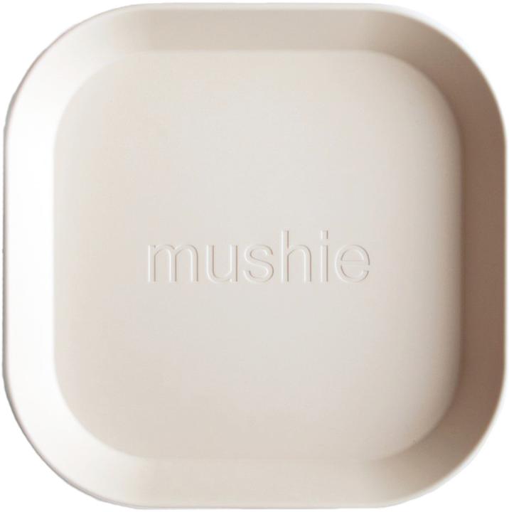 Immagine prodotto Mushie Set di 2 piatti per bambini Square Ivory