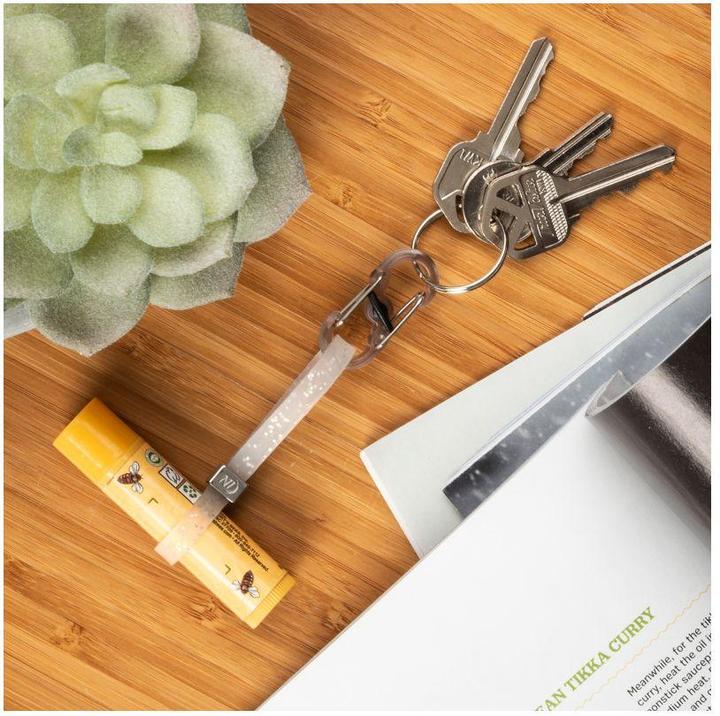 Actual product image Nite Ize Cinch-A-Lot™ Mini Stretch Strap White Sparkle