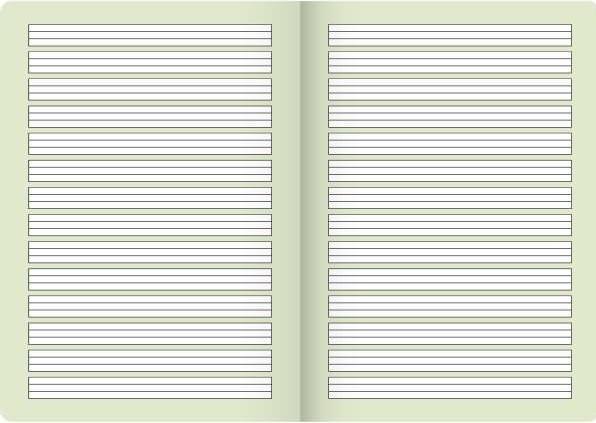 Immagine prodotto Brunnen Quaderno Vivendi a righe 1 foderato DIN A4 senza margine, 16 fogli (A4)