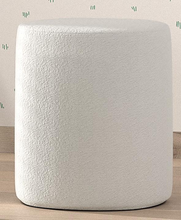 Actual product image Vipack Moon Stool Boucle White