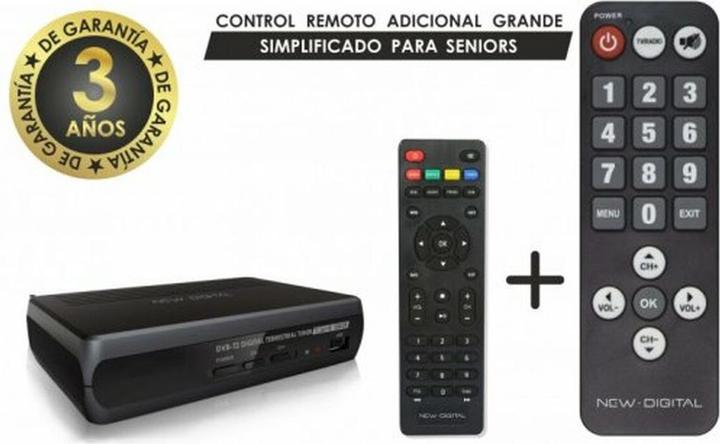 Productafbeelding New Digital T2 265 HD Senior (DVB-T, DVB-T2)