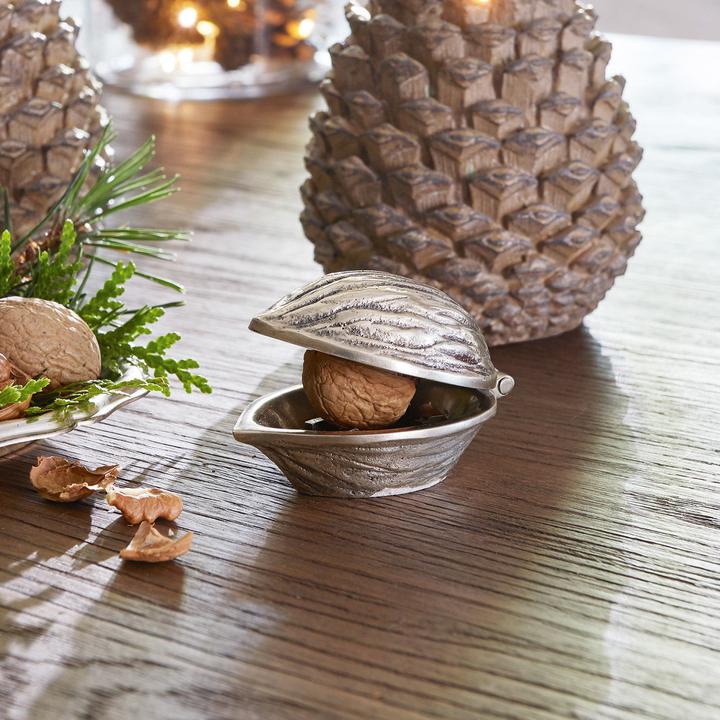 Actual product image Loberon Nutcracker Swansea antique silver