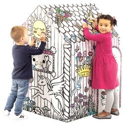 Actual product image Fellowes Playhouse BANKERS BOX 1232401 Unicorn 121x97x81cm