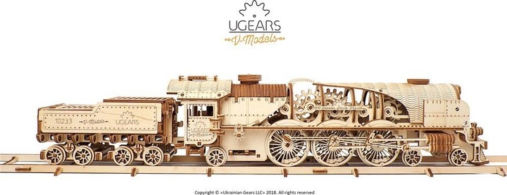 Image du produit Ugears Locomotive V-Express avec wagon