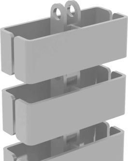 Produktbild BMB Beschläge BMB FLEXIT RT 2, Kabelführung für höhenverst. Arbeitsplätze (Kabelkanal)