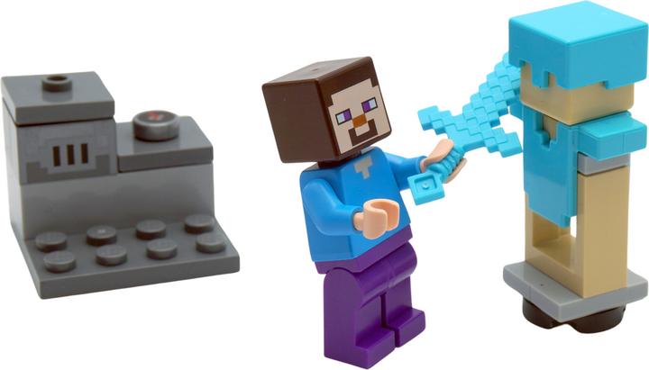 Produktbild LEGO Minecraft Steve mit Diamantentruestung und Spinne - 662317 NEU! Menge 1x (662317, LEGO Minecraft)