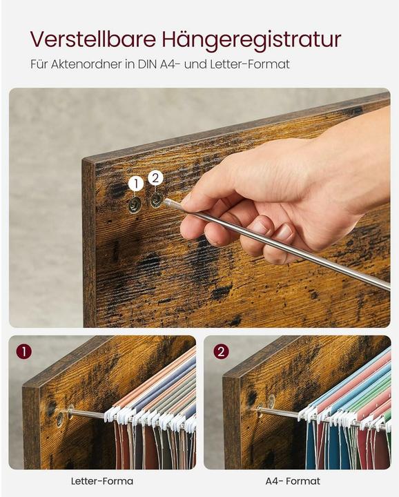 Actual product image Vasagle Roll container