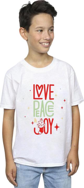 Produktbild Disney The Aristocats Marie Love Peace Joy TShirt Jungen (152, 158)