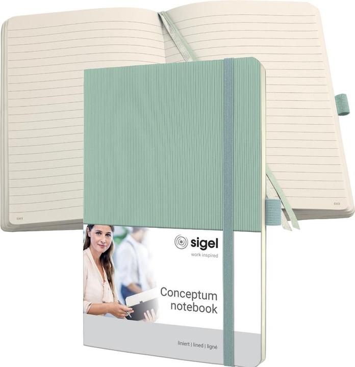 Actual product image Sigel Notebook A5 (135 x 210 mm, Lined, Soft cover)