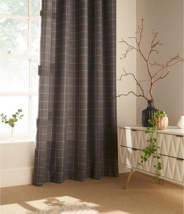 Actual product image Furn Eyelet curtains Ellis (168 x 183 cm)