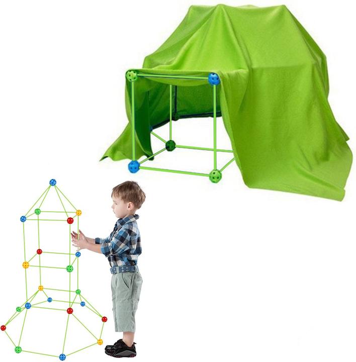 I Am Creative Kinder Festung Steck Baukasten Zelt Lernspielzeug