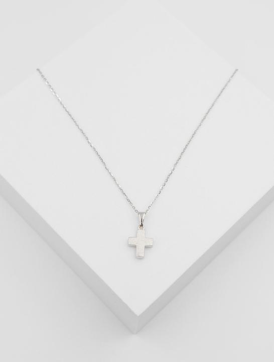 Produktbild Muau Kreuz (Weissgold)