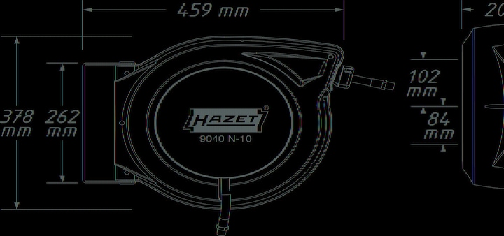Immagine prodotto HAZET Avvolgitubo 9040N-10