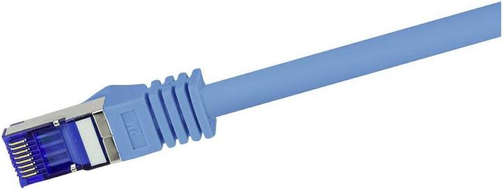 Actual product image LogiLink Patch cord Ultraflex, Cat.6A, S/FTP, 10 m, blue withCat.7 raw cable, extra flexible & soft cable m (S/FTP, CAT6a, 10 m)