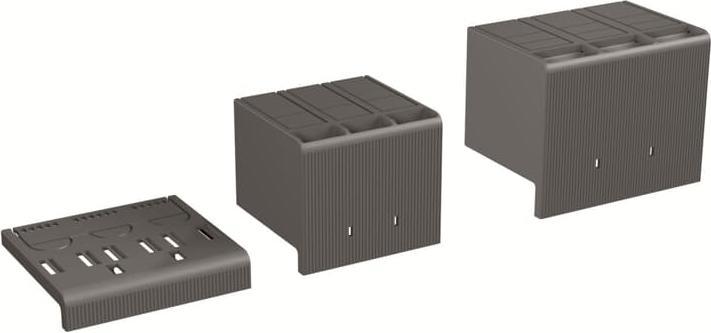 Actual product image ABB Terminal cover Htc XT2 3P High 2pcs Accessory f. Circuit-breaker XT2 1SDA066666R0001
