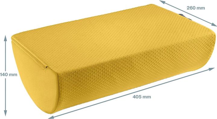 Actual product image Leitz Footrest in yellow (26 x 14 x 40.5 cm)