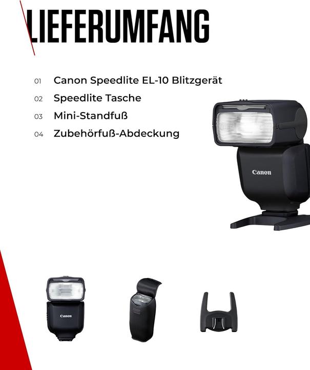 Produktbild Canon Speedlite EL-10 (Aufsteckblitz, Canon)