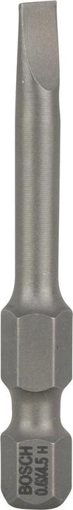 Produktbild Bosch Professional Zubehör Schrauberbit Extra-Hart S 0,6 x 4,5, 49 mm, 3er-Pack (Schraubschlitz)