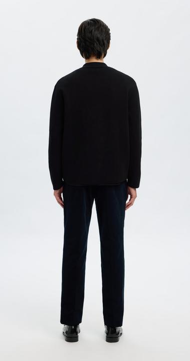 Actual product image Selected Homme Baumwollmix Strickjacke mit Reissverschluss (M)