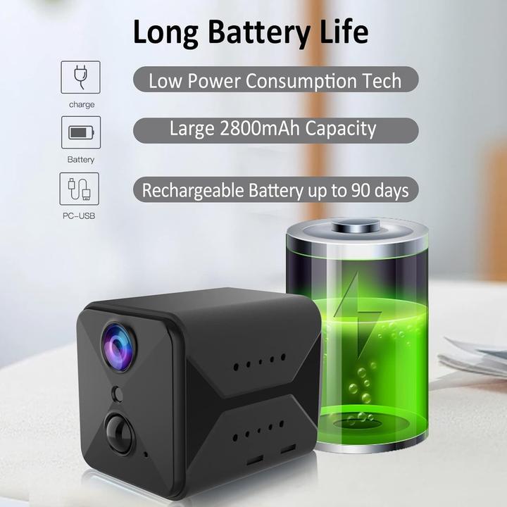 Produktbild Javiscam Mini Überwachungskamera mit Bewegungsmelder & Nachtsicht