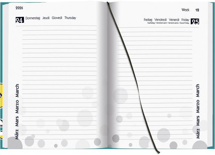 Produktbild Biella Schüleragenda mydiary (12 x 16.5 cm, Deutsch, Französisch, Italienisch, Englisch)