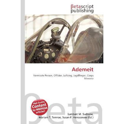 Ademeit, Fachbücher von Horst Ademeit