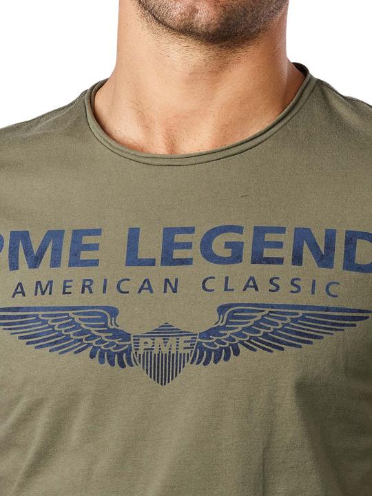 Actual product image Pme Legend T-Shirt Round Neck Printed dusty olive (S)