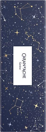 Actual product image Caran d'Ache Cosmic Blue colour set special edition (Multicolor, 10 metallic colours, 10 x)