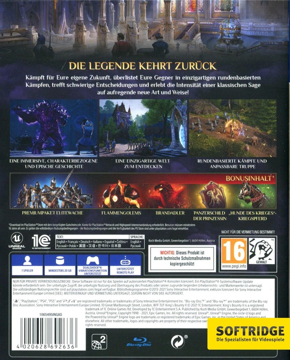Actual product image 1C Entertainment King's Bounty II - Day One Edition (PS4, DE)