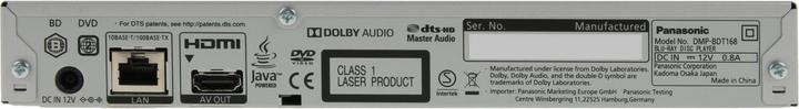 Image du produit Panasonic Dmp-Bdt168 (1 Go, Lecteur Blu-ray)
