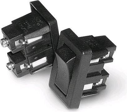 Actual product image Arditi Rocker insert switch black 5 pcs.