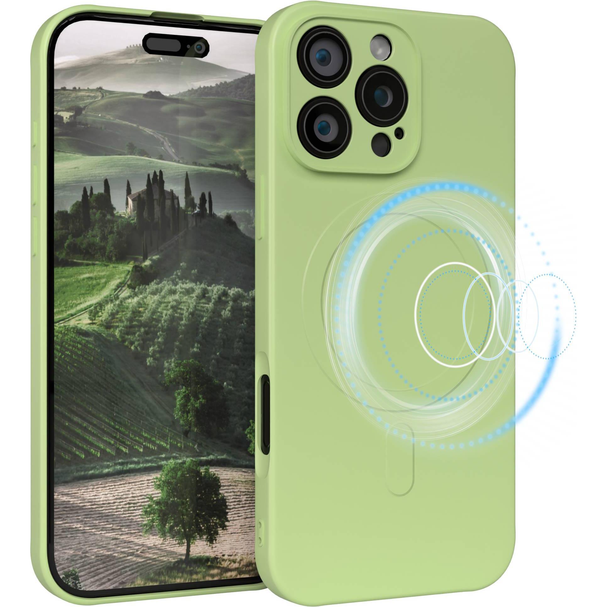 EAZY CASE iPhone 16 Pro Max TPU MagSafe Hülle (Apple iPhone 16 Pro Max), Smartphone Hülle, Grün