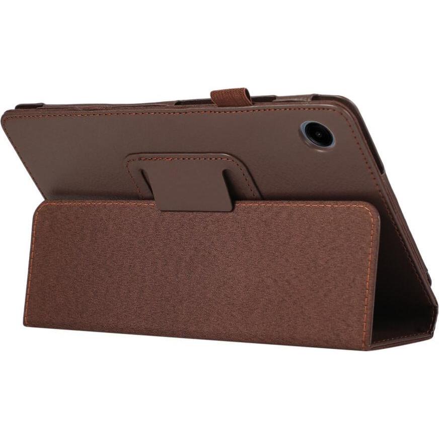 Thumbnail - Cover-Discount Galaxy Tab A9 - Bi-fold Stand Etui braun (Galaxy Tab A9), Tablet Hülle, Braun