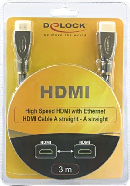 Immagine prodotto Delock HDMI (Typ A) — HDMI (Typ A) (3 m)
