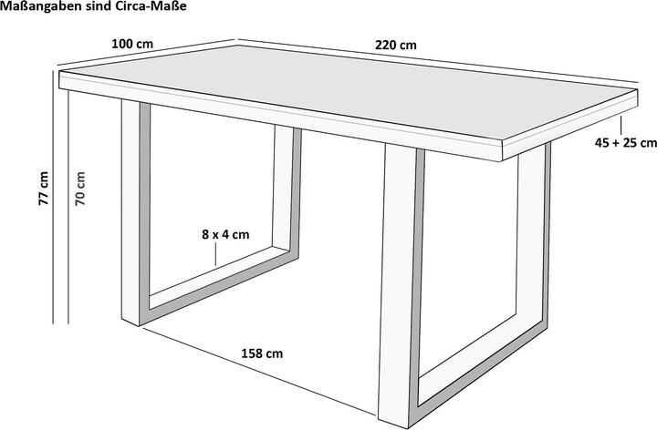 Image du produit SAM Rio (220 x 100 x 77 cm)