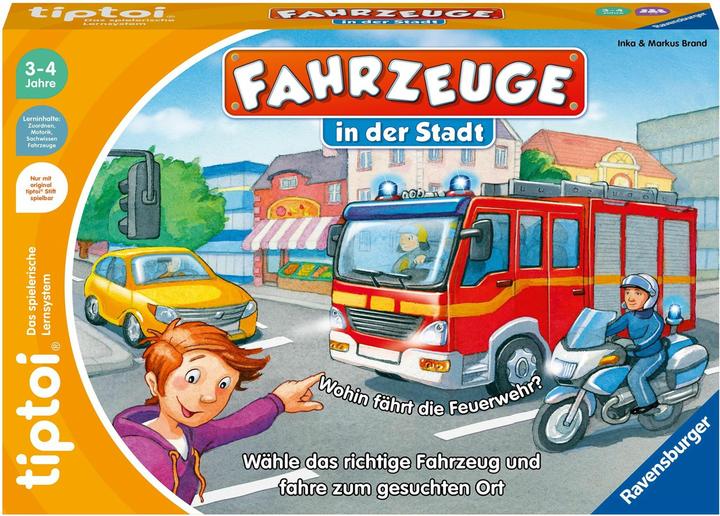 Produktbild tiptoi Fahrzeuge in der Stadt (Deutsch, 3 - 4 Jahre)