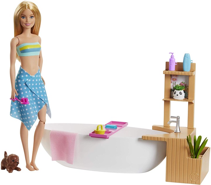 Immagine prodotto Barbie Relax in vasca con bollicine e playset