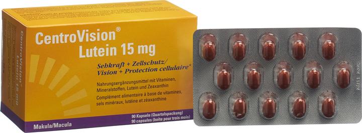 Produktbild CentroVision Lutein 15 mg (90 Stück, Kapseln, 115 g)
