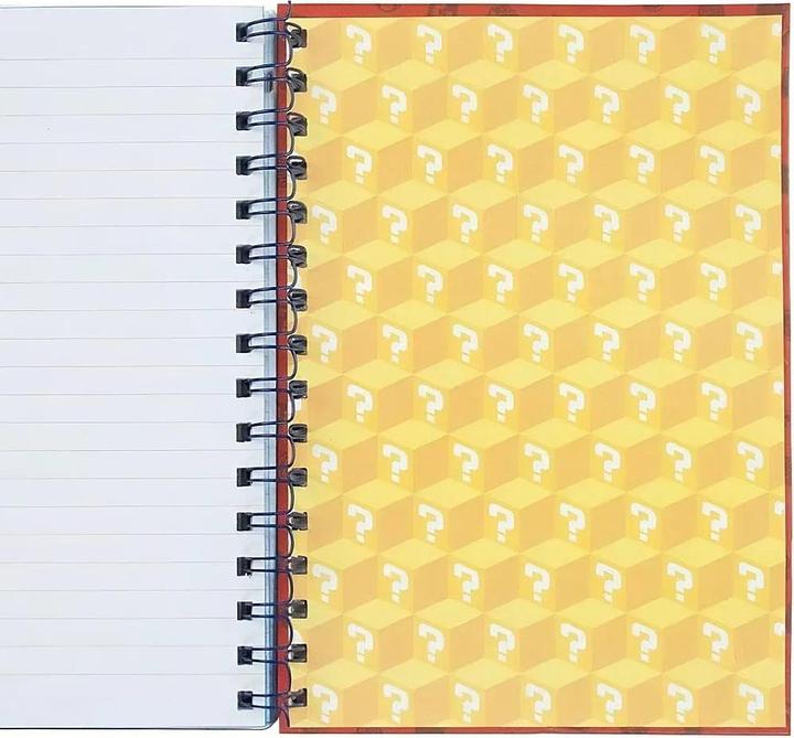 Image du produit Pyramid Mario - Carnet de notes 3D A5 (A5, À rayures, Couverture rigide)