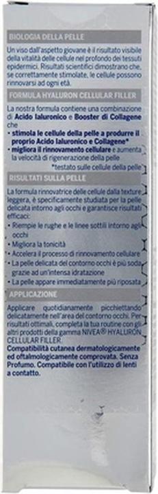 Produktbild NIVEA Hyaluron Filler Outline Eyes Anti Wrinkle 15ml (Augenpflege Crème, 15 ml)